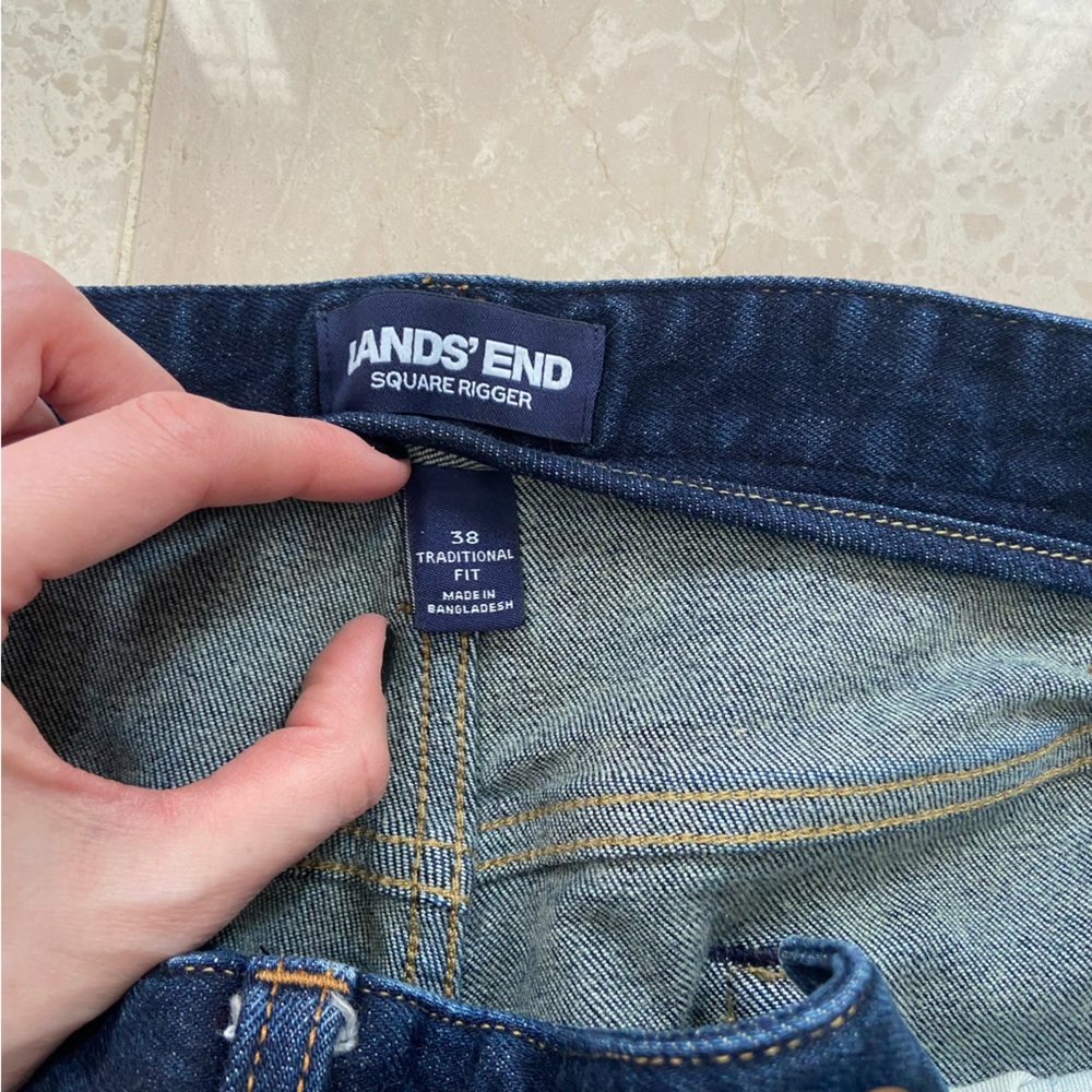 Lands’ End Square Rigger Men’s Jeans - Picture 4 of 8